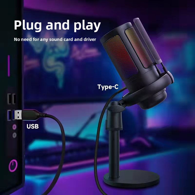 USB Condenser Microphone for Recording Gaming