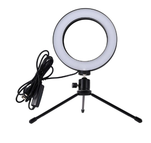 Mobile Live Stream Soft Light with Tripod and Ring Light